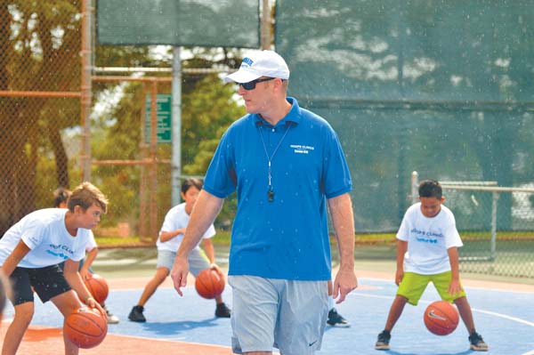 Youngsters hoop it up at Maui Invitational clinic